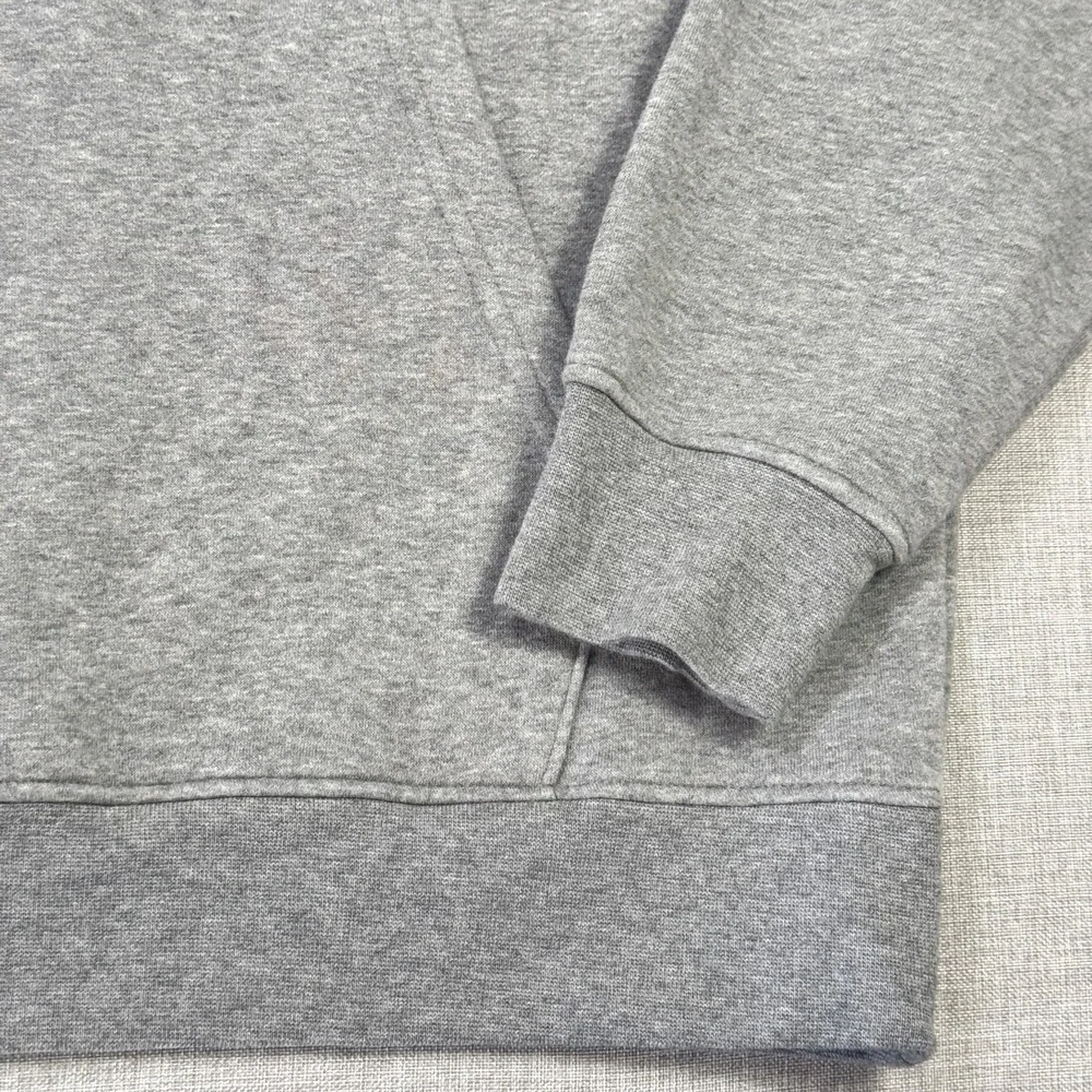 Nike Air Jordan Fleece Hoodie Sweatshirt Men M Gray Pullover Jumpman Heavyweight